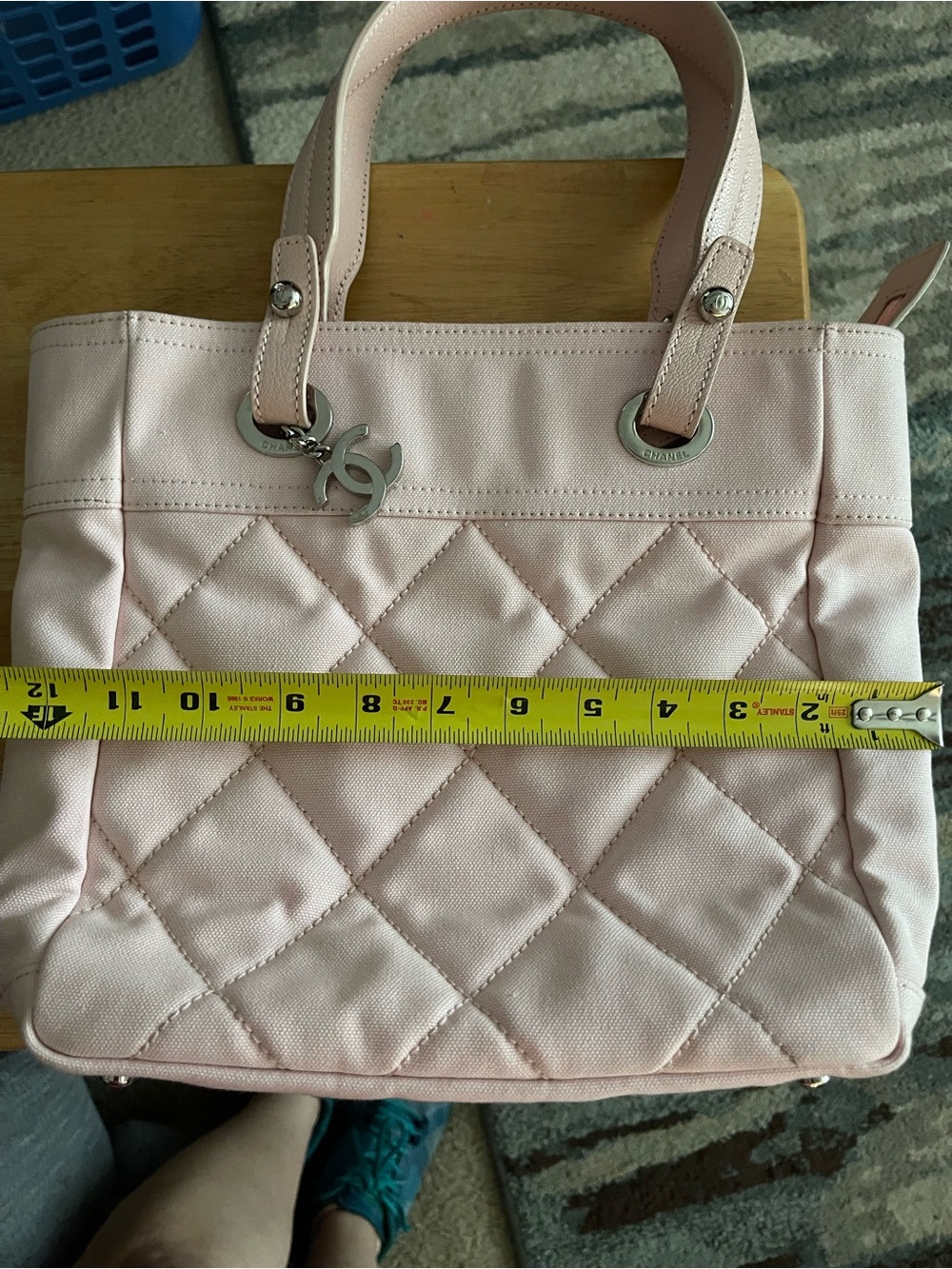 Chanel Women's Quilted Pink Tote Bag - Lightweight Everyday Carry - Picture 12 of 12
